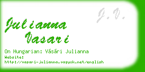julianna vasari business card